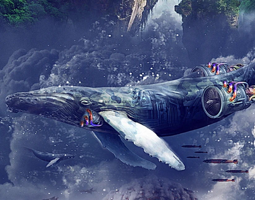 Cover of the Behance project Blue Whale