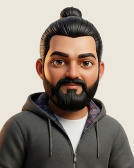 Portrait of Varun Sudhakar, 3D illustration
